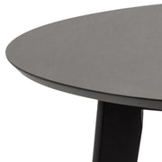 Roxby Round Dining Table in Black 105x76cm Included 4 Roxby Dining Chairs in Black – image 4