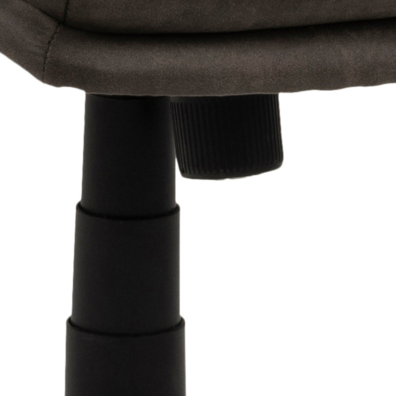 Brad Swivel Desk Chair with Armrest – Black – image 11