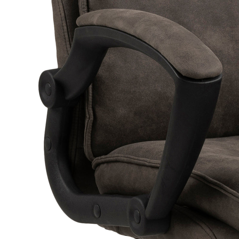 Brad Swivel Desk Chair with Armrest – Black – image 9