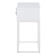 Mitra 1 Drawer Bedside Table – White – image 3