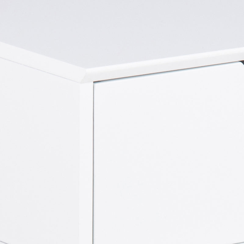 Mitra 1 Drawer Bedside Table – White – image 7