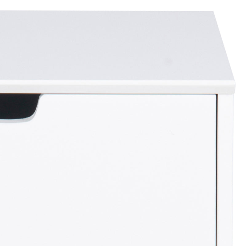 Mitra 1 Drawer Bedside Table – White – image 8