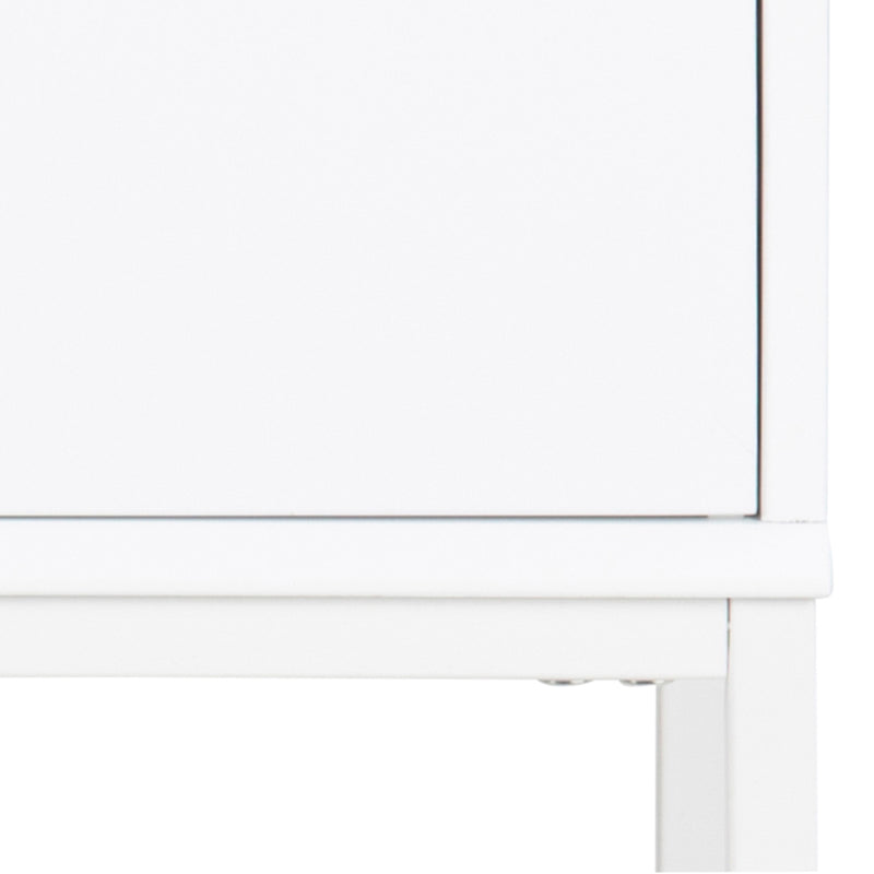 Mitra 1 Drawer Bedside Table – White – image 9
