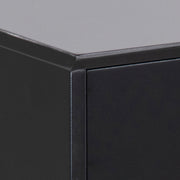 Mitra 1 Drawer Bedside Table – Black – image 7
