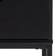Mitra 1 Drawer Bedside Table – Black – image 8
