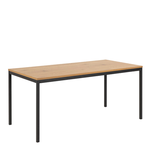 Seaford Dining Table in Black & Oak – image 1
