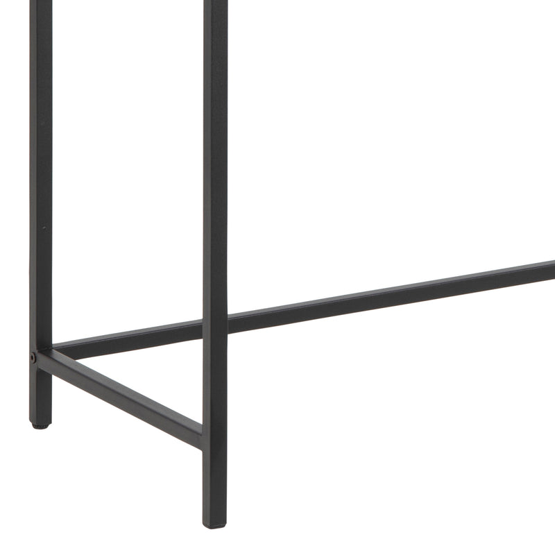 Seaford Metal Console Table – Oak – image 9