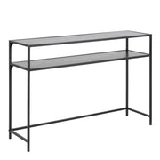 Seaford Metal Console Table – Black – image 1
