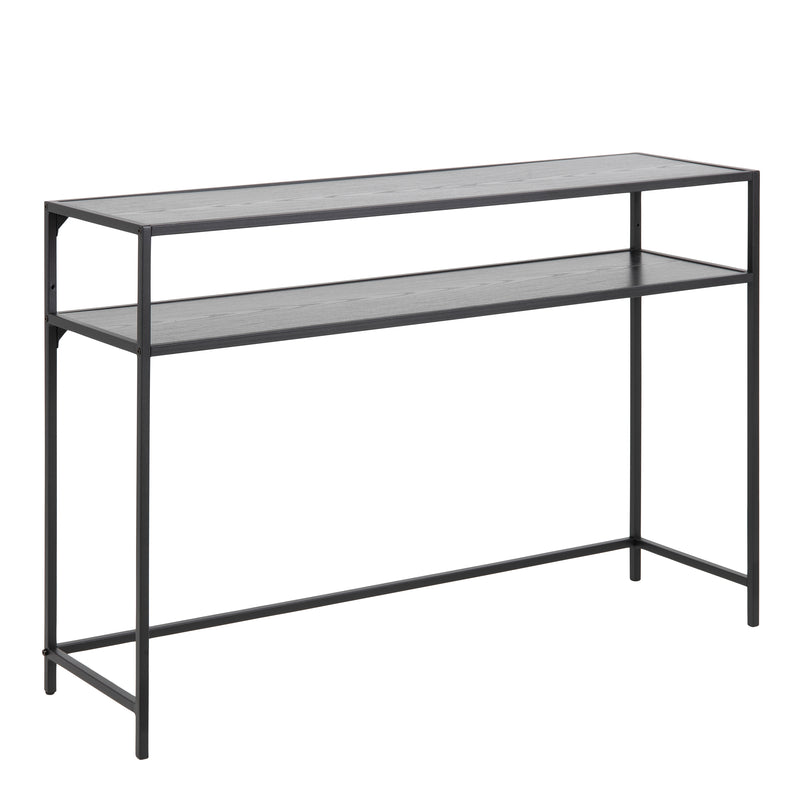 Seaford Metal Console Table – Black – image 1