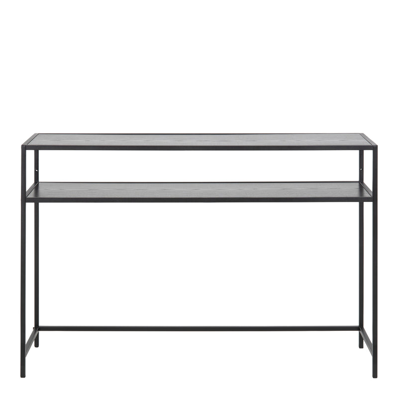 Seaford Metal Console Table – Black – image 2