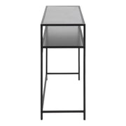 Seaford Metal Console Table – Black – image 3