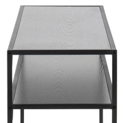 Seaford Metal Console Table – Black – image 7