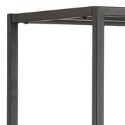 Newcastle Asymmetrical Bookcase with 6 Shelves in Matt Black – image 7