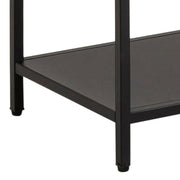Newcastle Asymmetrical Bookcase with 6 Shelves in Matt Black – image 9