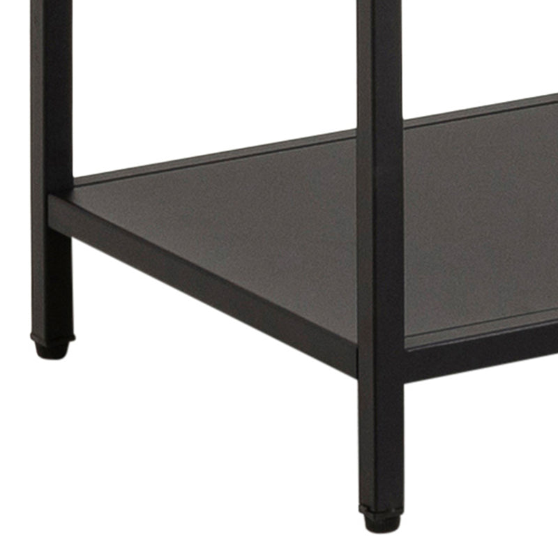 Newcastle Asymmetrical Bookcase with 6 Shelves in Matt Black – image 9