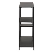 Newcastle Asymmetrical Bookcase with 3 Shelves in Matt Black – image 3