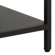 Newcastle Asymmetrical Bookcase with 3 Shelves in Matt Black – image 7