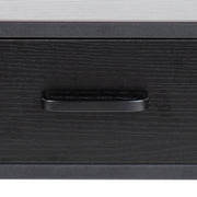 Seaford Bedside Table with 1 Drawer – Black – image 8