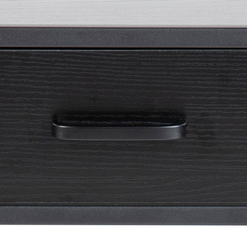 Seaford Bedside Table with 1 Drawer – Black – image 8