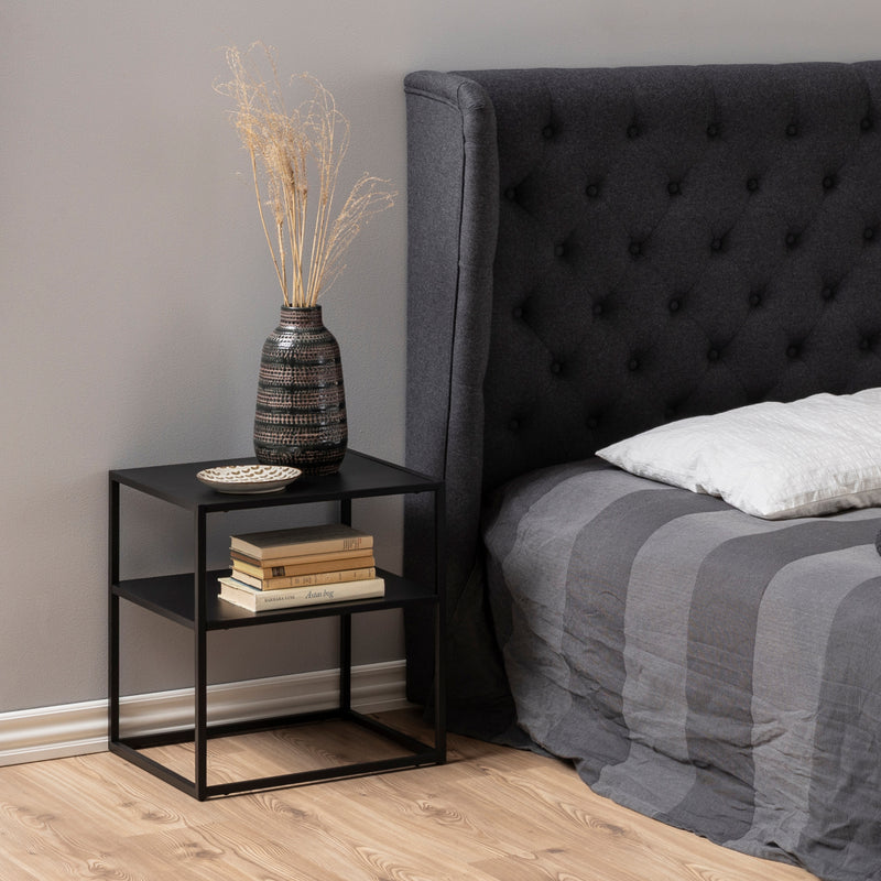 Newton Bedside Table in Black – image 3