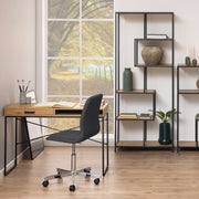 Seaford Office Desk with 1 Drawer in Oak – image 4
