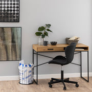 Seaford Office Desk with 1 Drawer in Oak – image 6