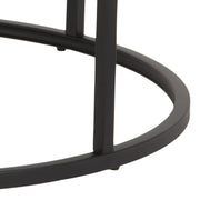 Spiro Round Coffee Table Set with Oak Top & Black Legs – image 8