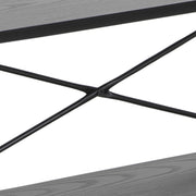 Angus Bookcase with 5 Shelves in Black – image 10