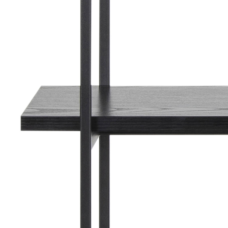 Angus Bookcase with 5 Shelves in Black – image 9