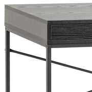 Seaford 1 Drawer Office Desk in Ash Black – image 6