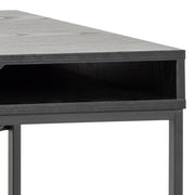 Seaford 1 Drawer Office Desk in Ash Black – image 7