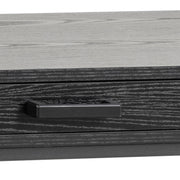 Seaford 1 Drawer Office Desk in Ash Black – image 8