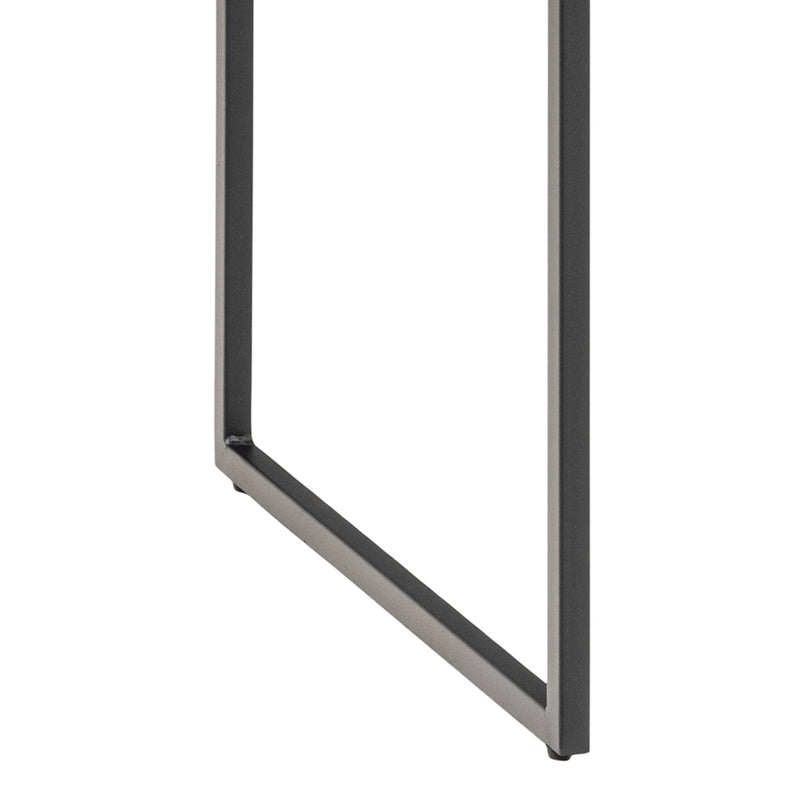 Seaford 1 Drawer Office Desk in Ash Black – image 9