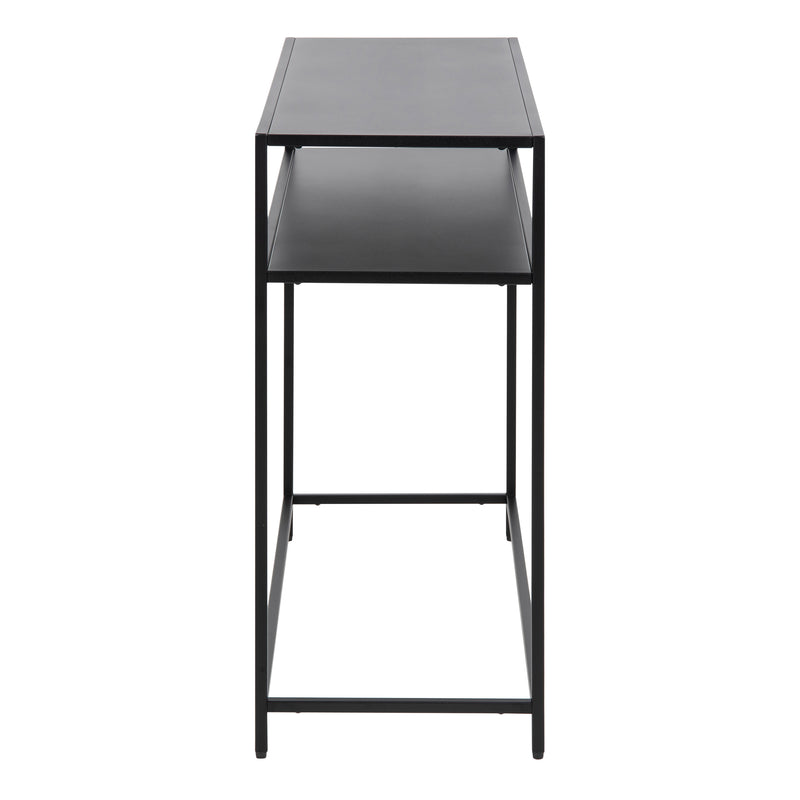 Newcastle Console Table with Open Shelf in Matt Black – image 3