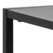 Newcastle Console Table with Open Shelf in Matt Black – image 7