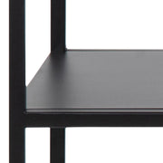 Newcastle Console Table with Open Shelf in Matt Black – image 8