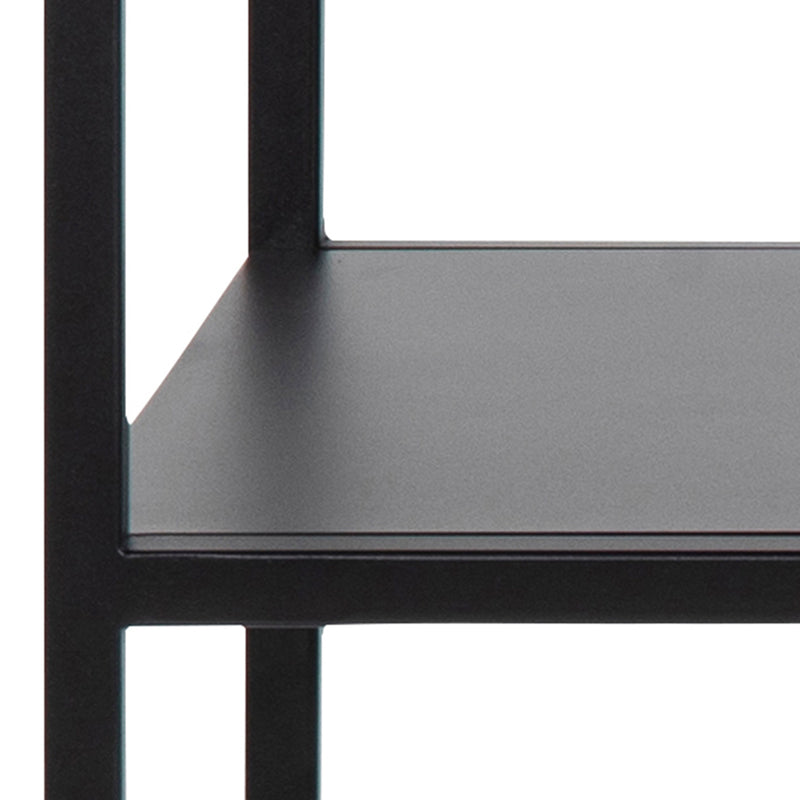 Newcastle Console Table with Open Shelf in Matt Black – image 8