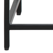 Newcastle Console Table with Open Shelf in Matt Black – image 9