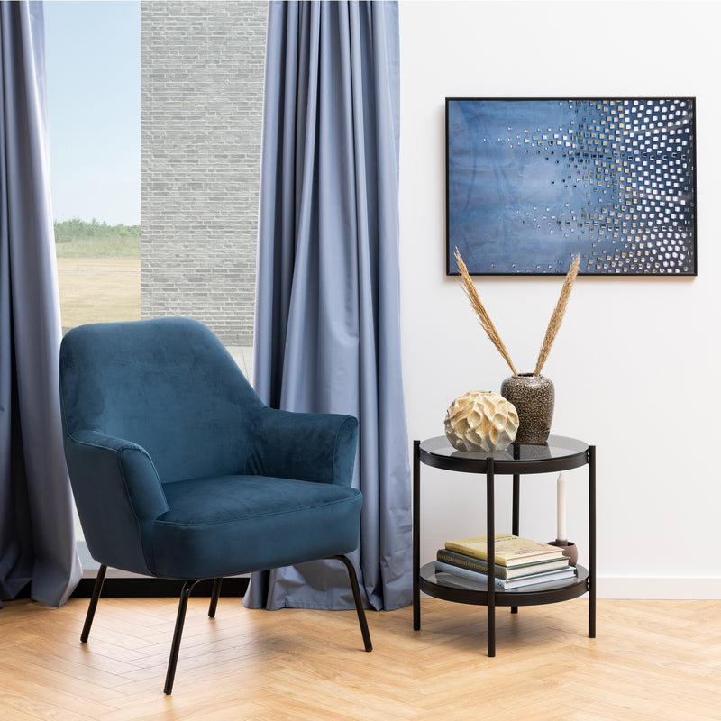 Melissa Lounge Chair in Dark – Blue – image 4