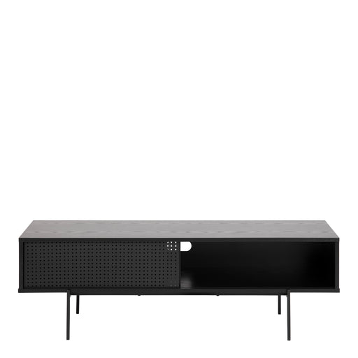 Angus TV Unit with 1 Sliding Door in Black – image 2