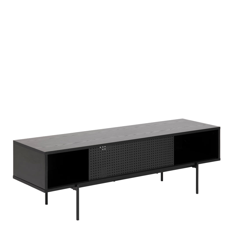 Angus TV Unit with 1 Sliding Door in Black – image 4
