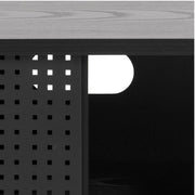 Angus TV Unit with 1 Sliding Door in Black – image 9