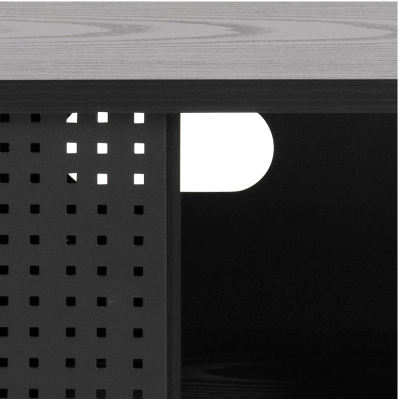 Angus TV Unit with 1 Sliding Door in Black – image 9