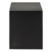 Joliet 1 Drawer Wallmounted Bedside Table and Bamboo – Matt Black – image 7