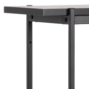 Angus Small Bookcase with 2 Sliding Doors in Black – image 10