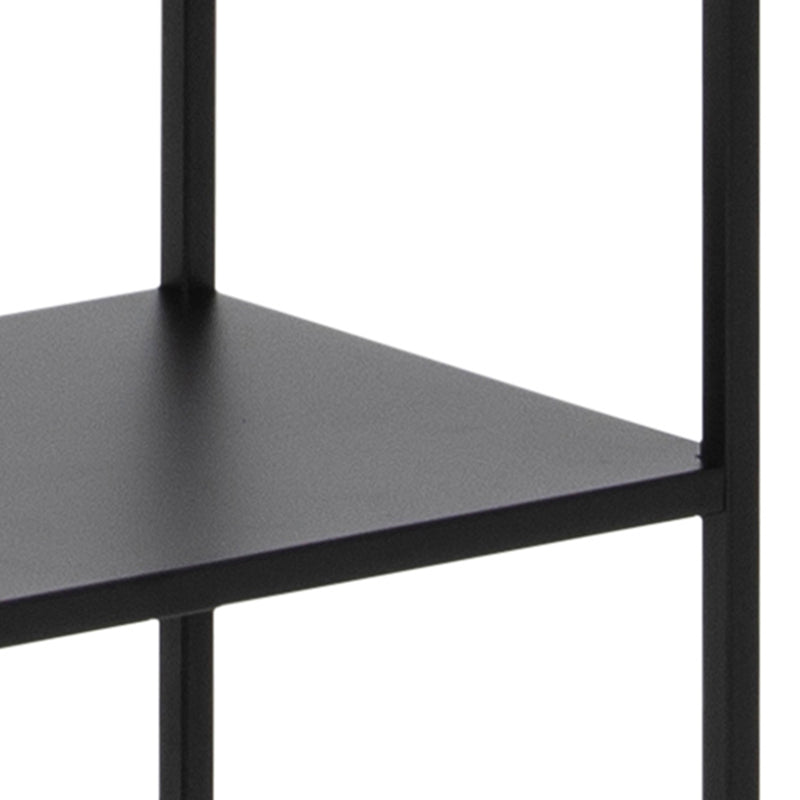Newcastle Tall Bookcase with 5 Shelves in Matt Black – image 8