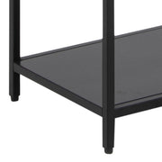 Newcastle Tall Bookcase with 5 Shelves in Matt Black – image 9
