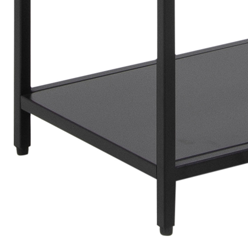 Newcastle Tall Bookcase with 5 Shelves in Matt Black – image 9