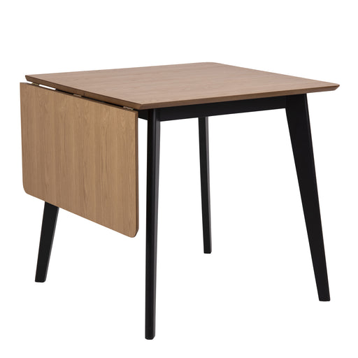 Roxby Extending Dining Table 80-120cm in Oak & Black Included 4 Roxby Dining Chairs in Black and Oak – image 2