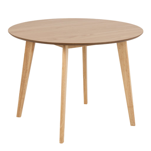 Roxby Round Dining Table in Oak 105x76cm Included 4 Roxby Dining Chairs in Oak – image 2